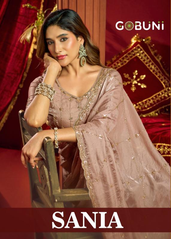 Gobuni Sania catalog surat wholesale shop sarees - Sanvari Fashion