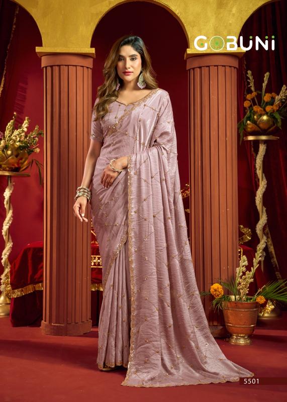 Gobuni Sania catalog surat wholesale shop sarees - Sanvari Fashion