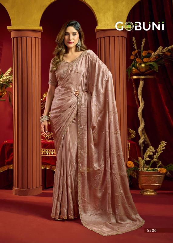 Gobuni Sania catalog surat wholesale shop sarees - Sanvari Fashion