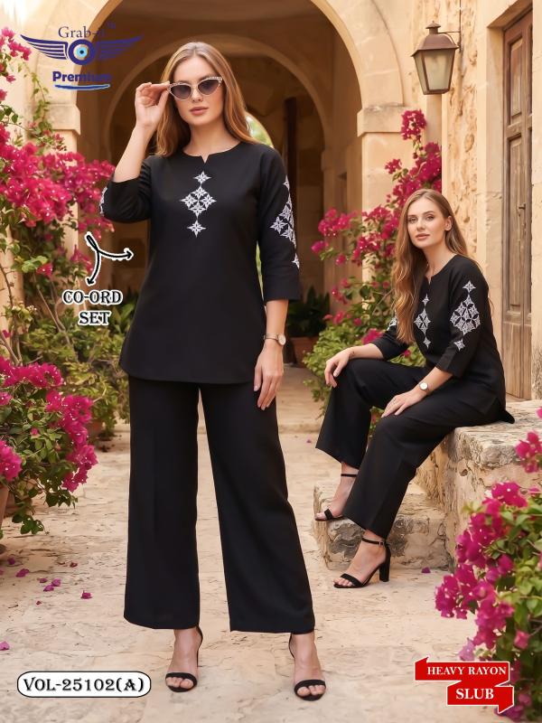 Grab it 25102 catalog coord set wholesaler Ahmedabad - Sanvari Fashion