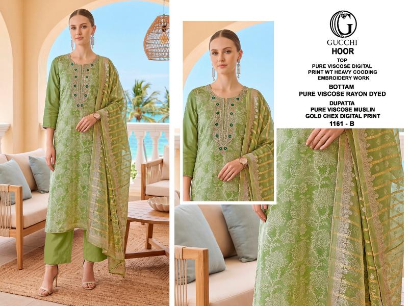 Gucchi Hoor 1161 catalog indian salwar kameez wholesale - Sanvari Fashion