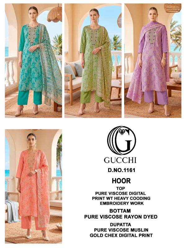 Gucchi Hoor 1161 catalog indian salwar kameez wholesale - Sanvari Fashion