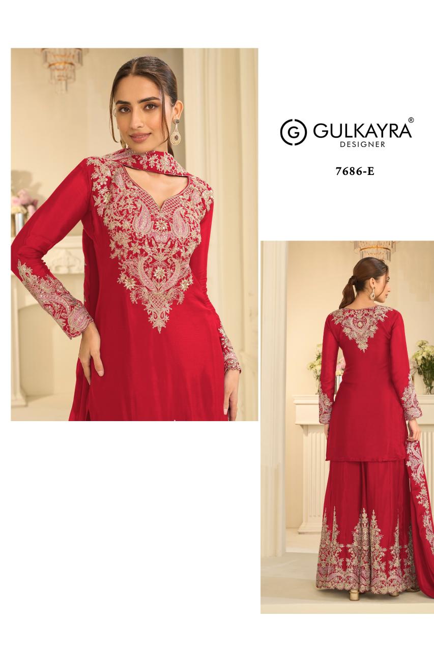 Gulkayra Velvora catalog bandhej salwar kameez wholesale - Sanvari Fashion