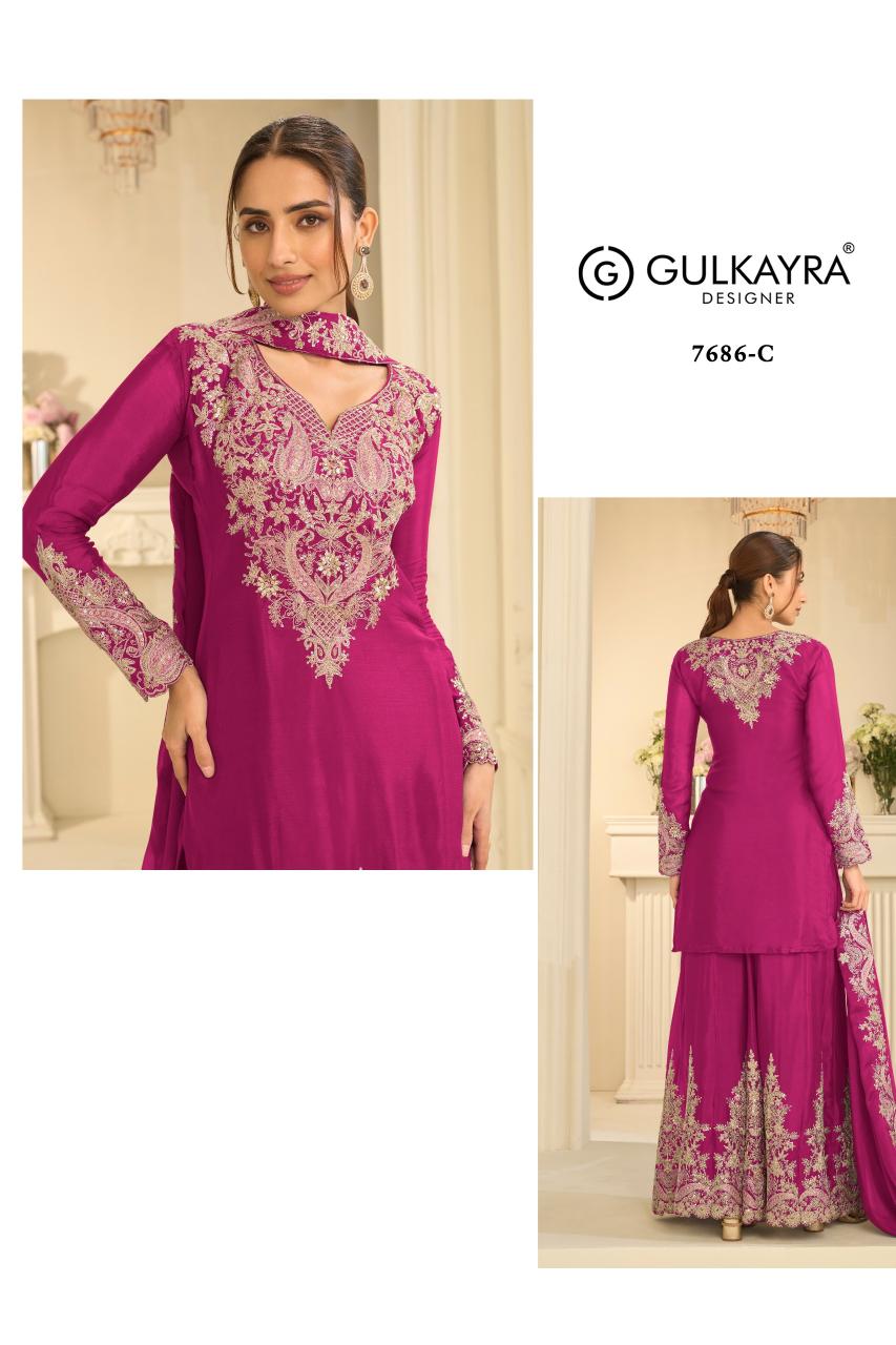 Gulkayra Velvora catalog bandhej salwar kameez wholesale - Sanvari Fashion