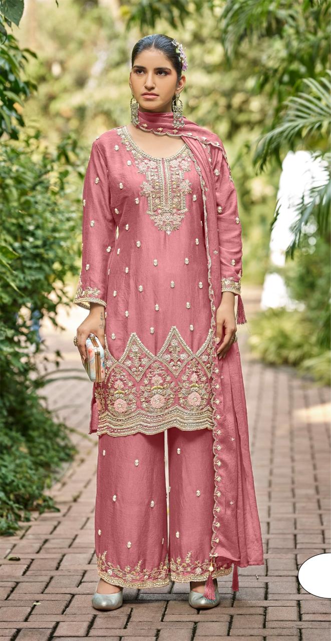 Hessa 3038 catalog pakistani suits wholesale market - Sanvari Fashion