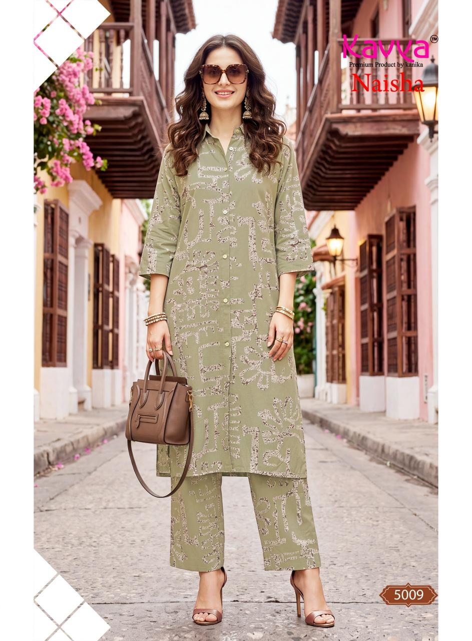 Kavya Naisha vol 5 catalog coord set wholesale market in delhi - Sanvari Fashion