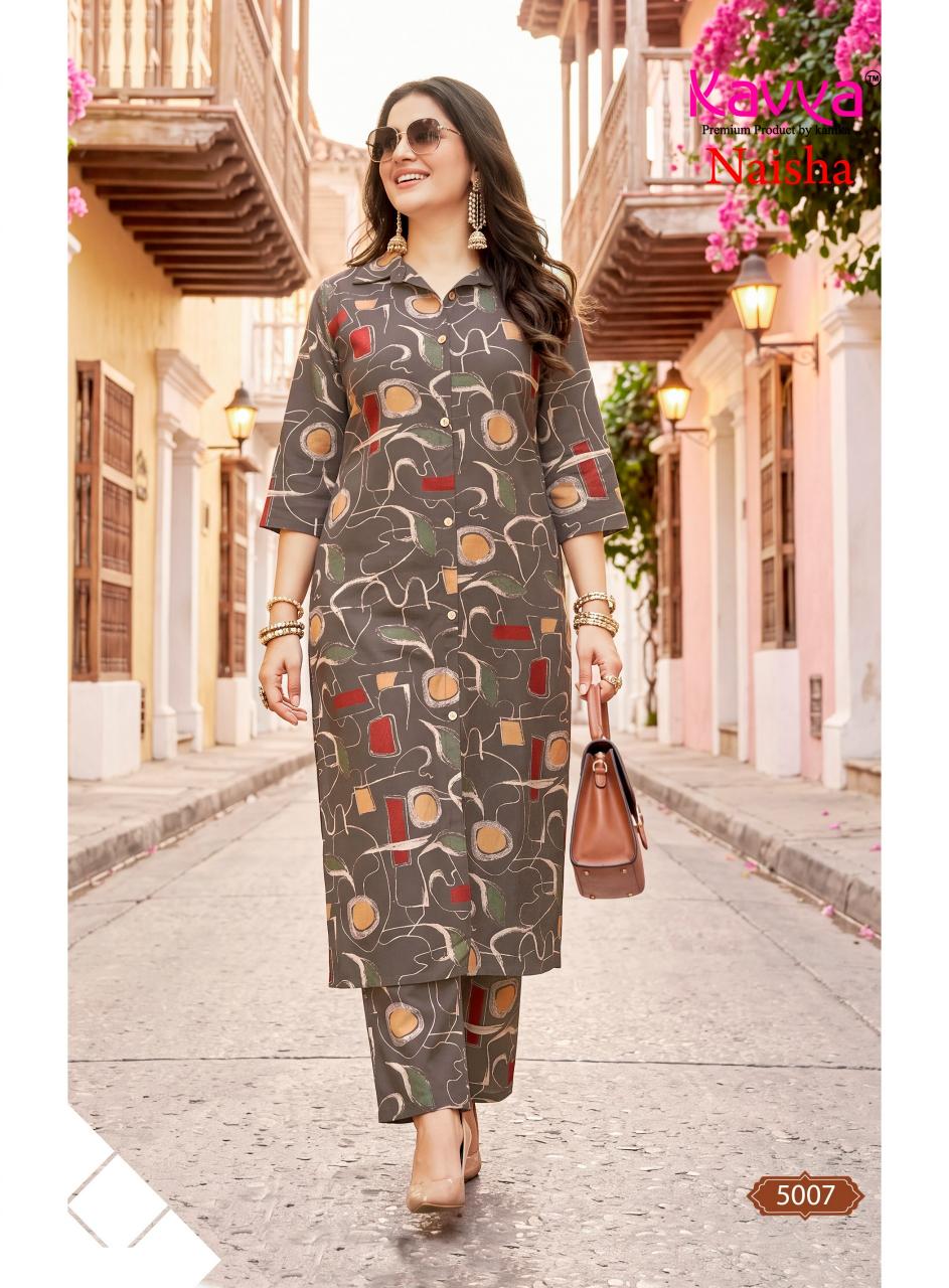 Kavya Naisha vol 5 catalog coord set wholesale market in delhi - Sanvari Fashion