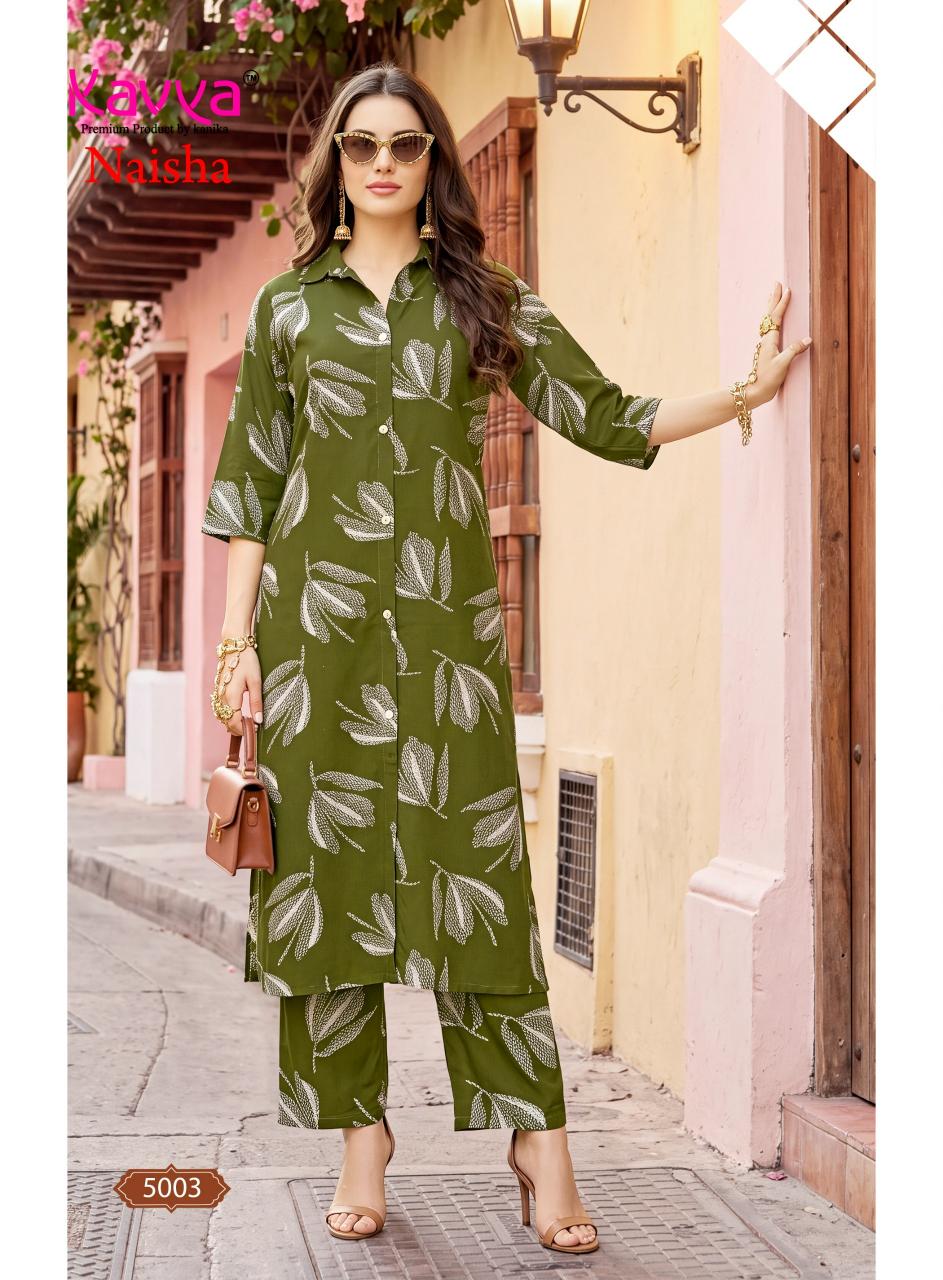 Kavya Naisha vol 5 catalog coord set wholesale market in delhi - Sanvari Fashion