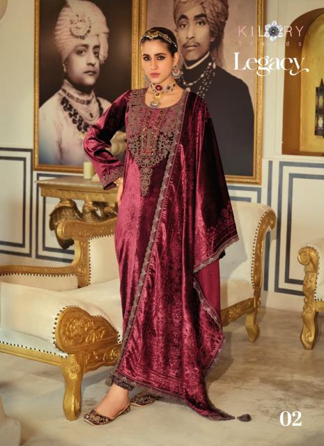 Kilory Legacy catalog online wholesale wedding salwar kameez - Sanvari Fashion