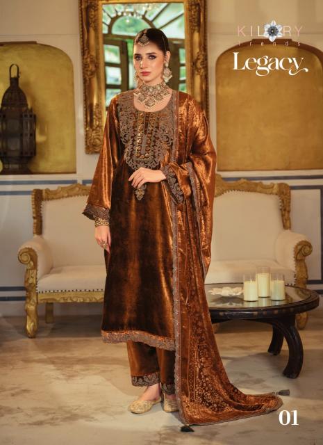Kilory Legacy catalog online wholesale wedding salwar kameez - Sanvari Fashion