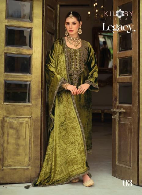 Kilory Legacy catalog online wholesale wedding salwar kameez - Sanvari Fashion