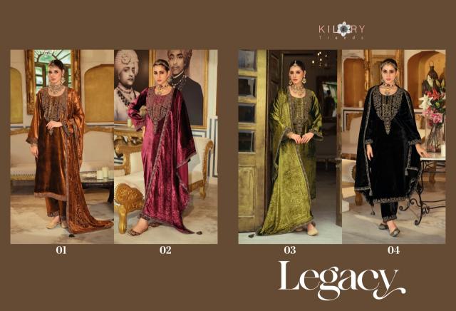 Kilory Legacy catalog online wholesale wedding salwar kameez - Sanvari Fashion