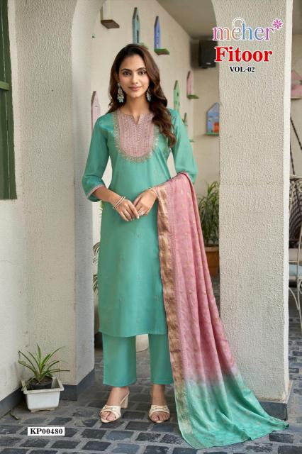 Meher Fitoor vol 2 catalog ladies kurtis in agra on wholesale - Sanvari Fashion
