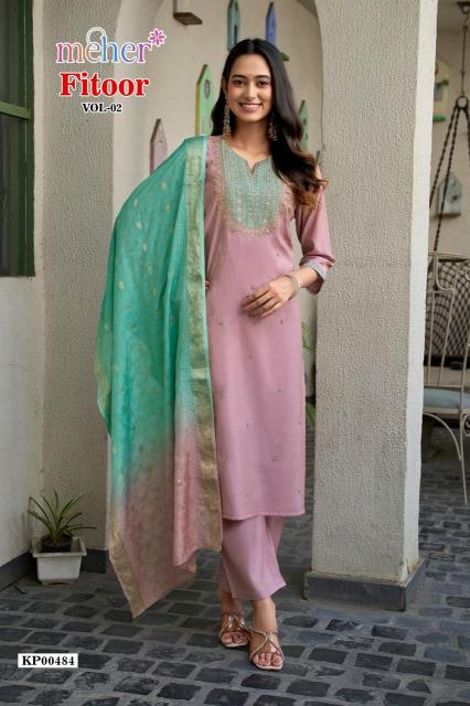 Meher Fitoor vol 2 catalog ladies kurtis in agra on wholesale - Sanvari Fashion
