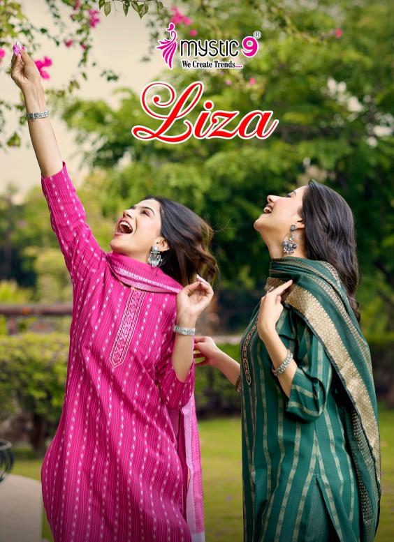 Mystic 9 Liza Vol 5 catalog womens kurtis wholesale market in kurla - Sanvari Fashion
