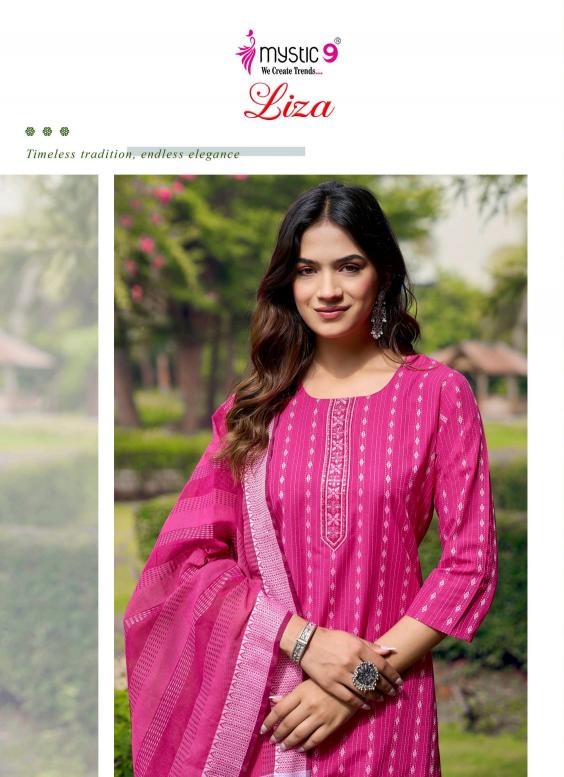 Mystic 9 Liza Vol 5 catalog womens kurtis wholesale market in kurla - Sanvari Fashion