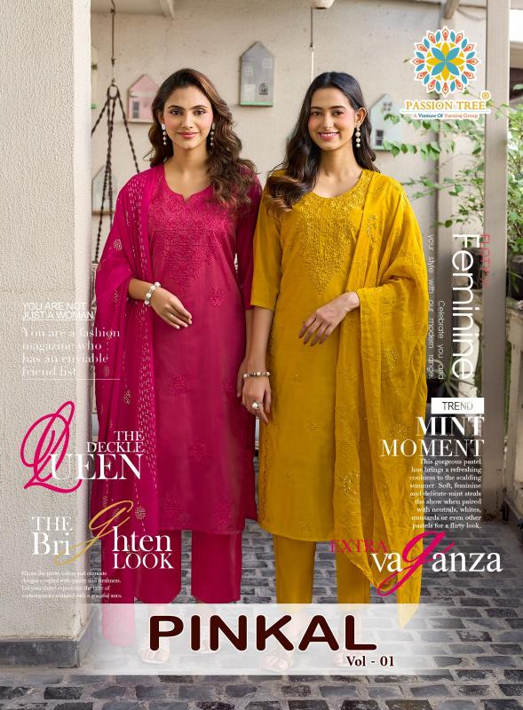 Passion Tree Pinkal vol 1 catalog kurtis wholesale in chickpet bangalore - Sanvari Fashion
