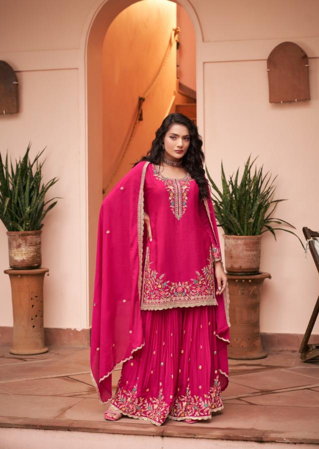 Radha Trendz Sunheri catalog aari work salwar kameez wholesale - Sanvari Fashion