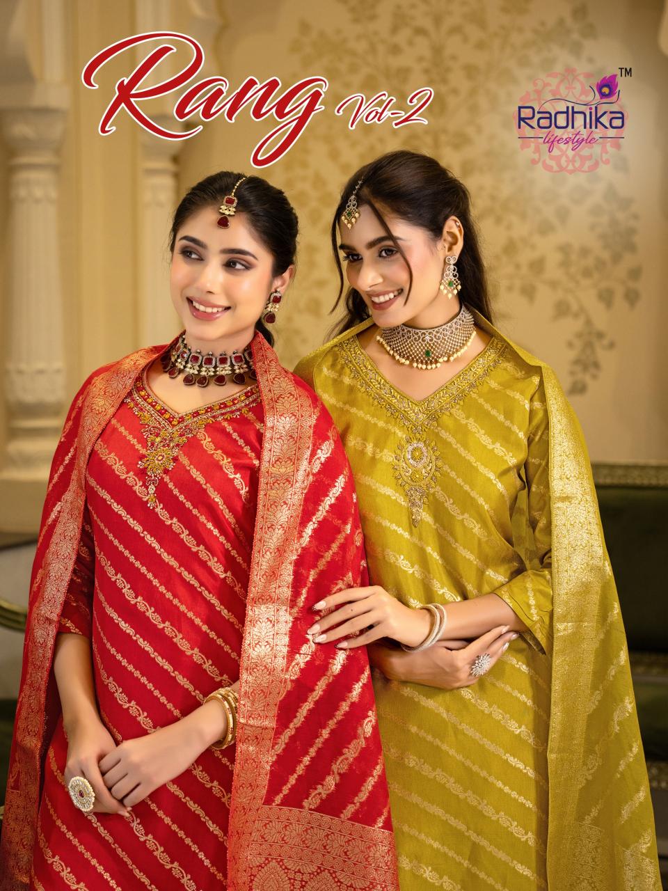 Radhika Lifestyle Rang vol 2 catalog delhi wholesale kurti market address - Sanvari Fashion