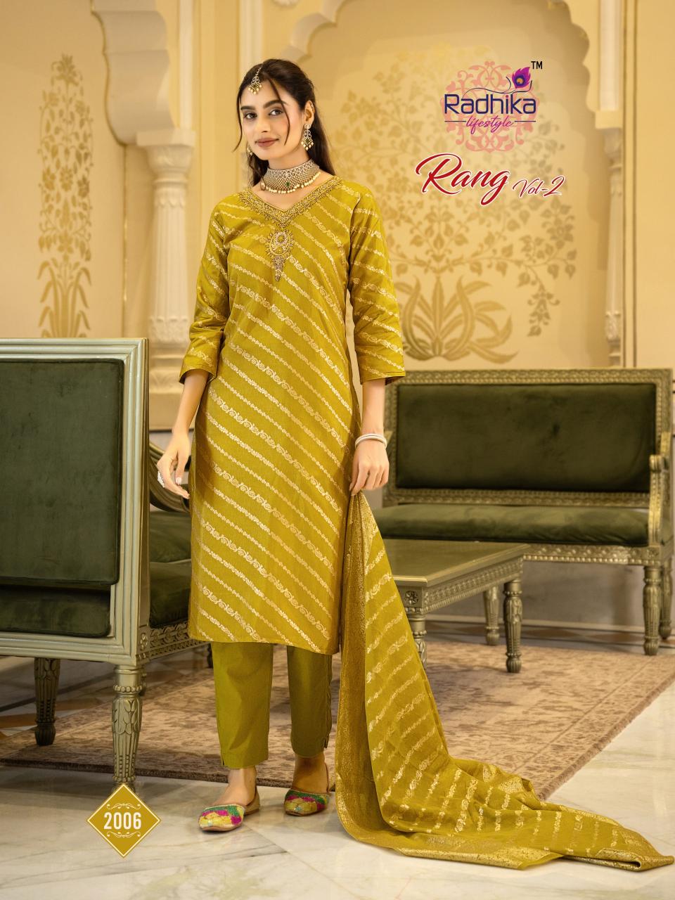 Radhika Lifestyle Rang vol 2 catalog delhi wholesale kurti market address - Sanvari Fashion