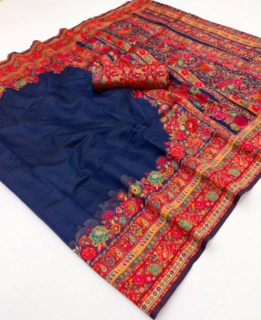 Rajtex Pure Kashmiri 05 catalog wholesale saree shops in mangalore - Sanvari Fashion