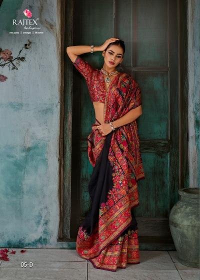 Rajtex Pure Kashmiri 05 catalog wholesale saree shops in mangalore - Sanvari Fashion