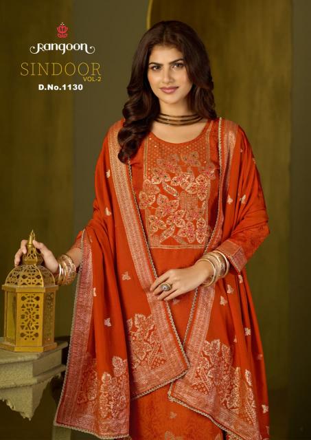 Rangoon Sindoor vol 2 catalog kurti fabrics material wholesale in coimbatore - Sanvari Fashion