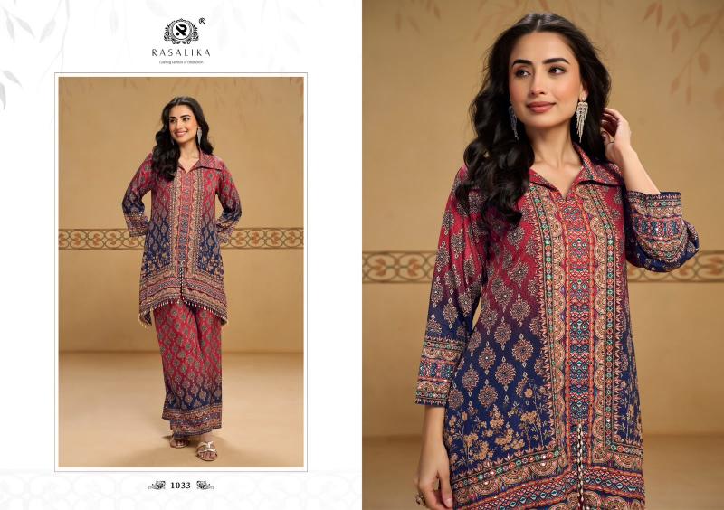 Rasalika Sukh catalog coord set wholesale for boutiques - Sanvari Fashion