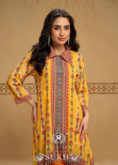 Rasalika Sukh catalog coord set wholesale for boutiques - Sanvari Fashion