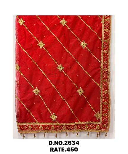 Sabella 2634Â catalog red chunri in india market wholesaler - Sanvari Fashion