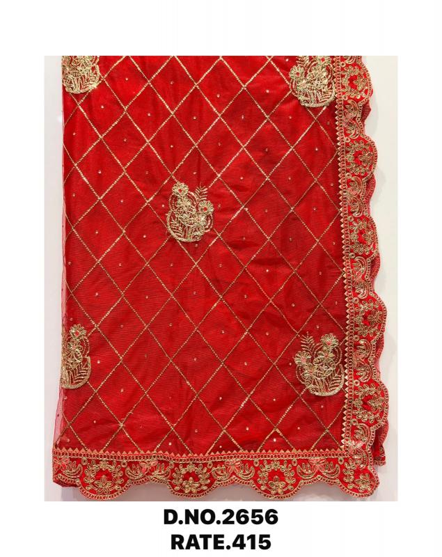 Sabella 2656 catalog red chunri in india market wholesale - Sanvari Fashion