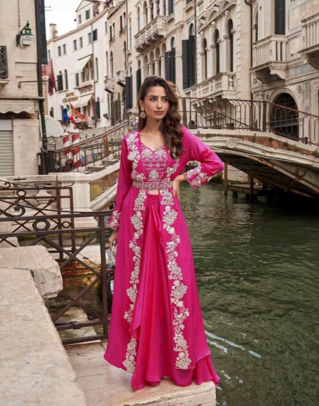 Sayuri Melodi catalog desginer premium indo western dress for festival wear  - Sanvari Fashion