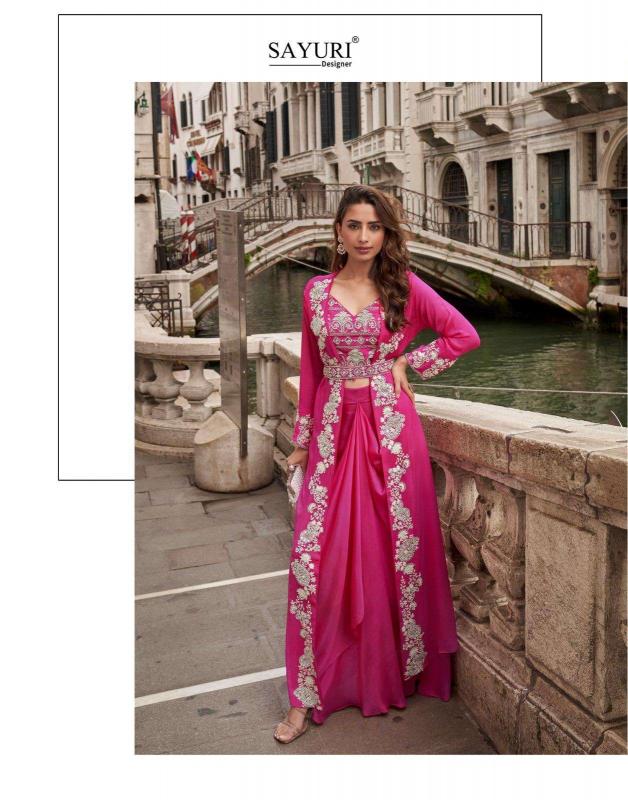 Sayuri Melodi catalog desginer premium indo western dress for festival wear  - Sanvari Fashion