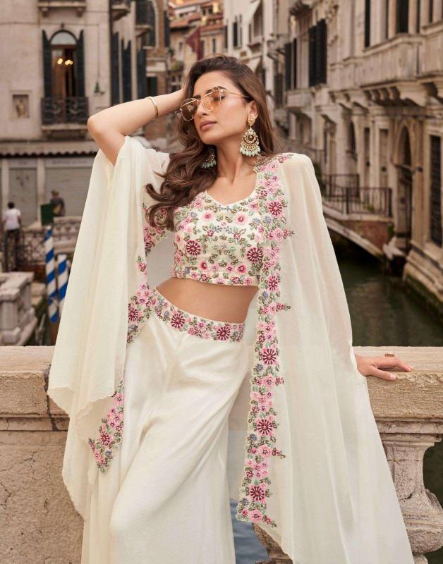 Sayuri Melodi catalog desginer premium indo western dress for festival wear  - Sanvari Fashion