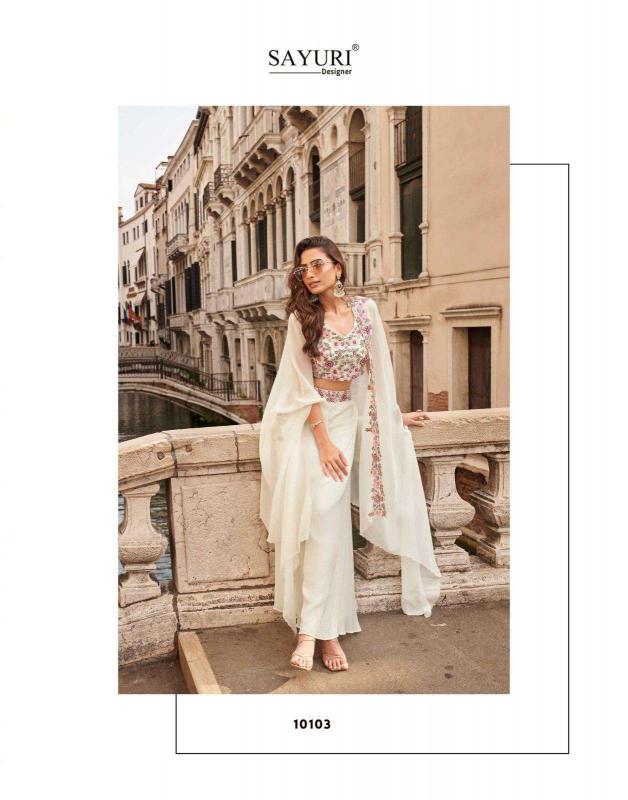 Sayuri Melodi catalog desginer premium indo western dress for festival wear  - Sanvari Fashion