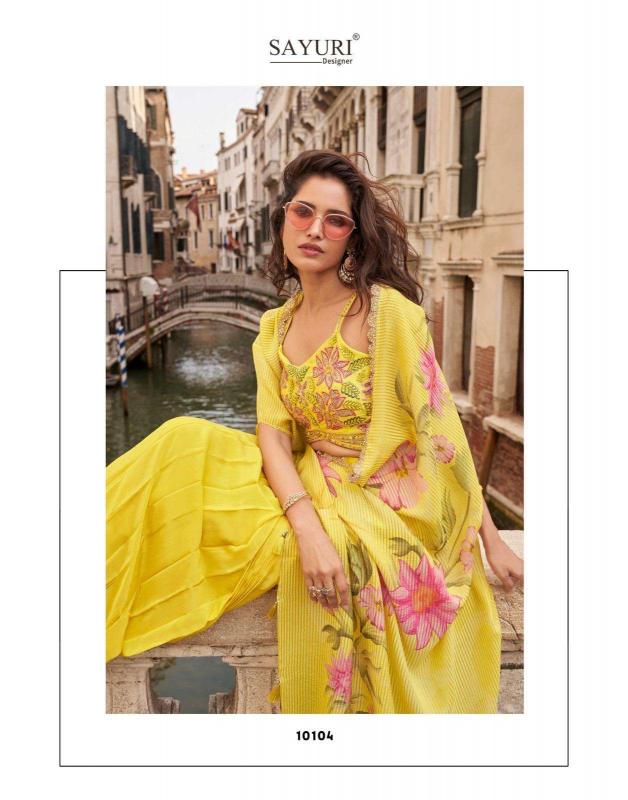 Sayuri Melodi catalog desginer premium indo western dress for festival wear  - Sanvari Fashion