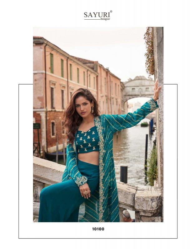 Sayuri Melodi catalog desginer premium indo western dress for festival wear  - Sanvari Fashion