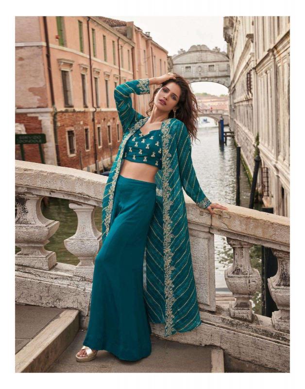 Sayuri Melodi catalog desginer premium indo western dress for festival wear  - Sanvari Fashion