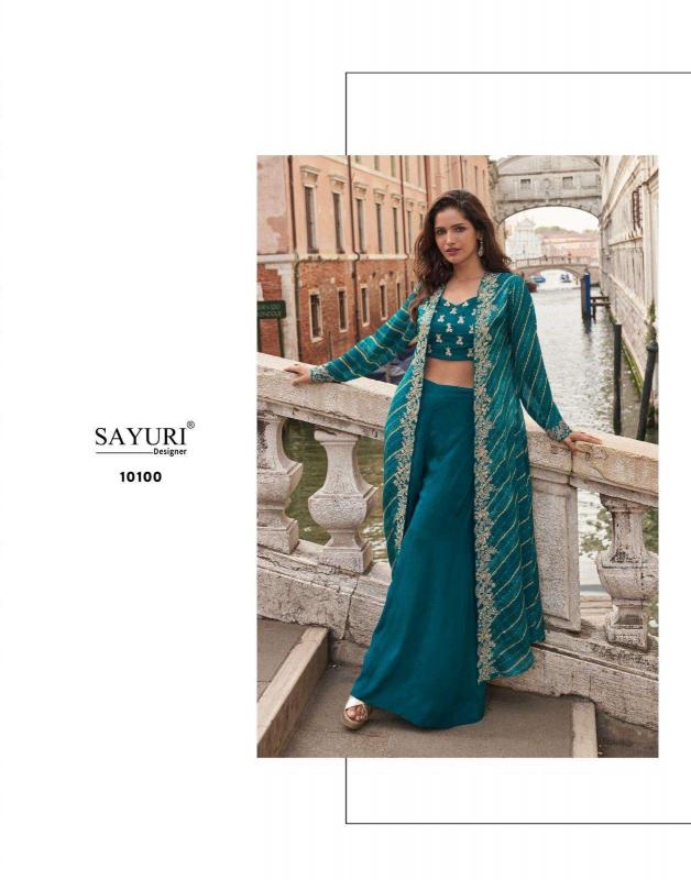 Sayuri Melodi catalog desginer premium indo western dress for festival wear  - Sanvari Fashion