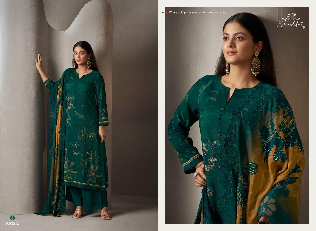 Shiddat Ikara 1002 catalog salwar kameez wholesale in bangalore - Sanvari Fashion