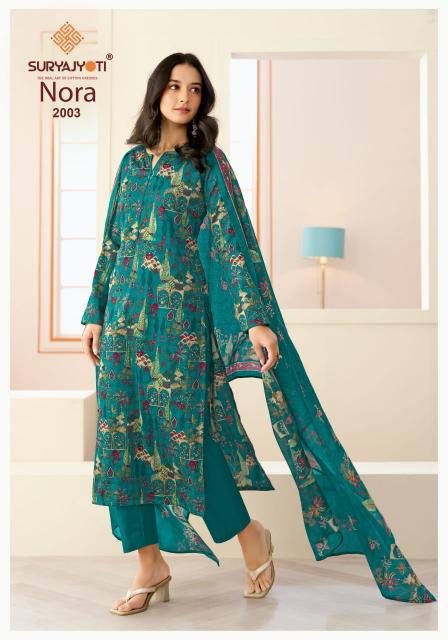 Suryajyoti Nora Vol – 2 – Dress Material Wholesale Catalog - Sanvari Fashion