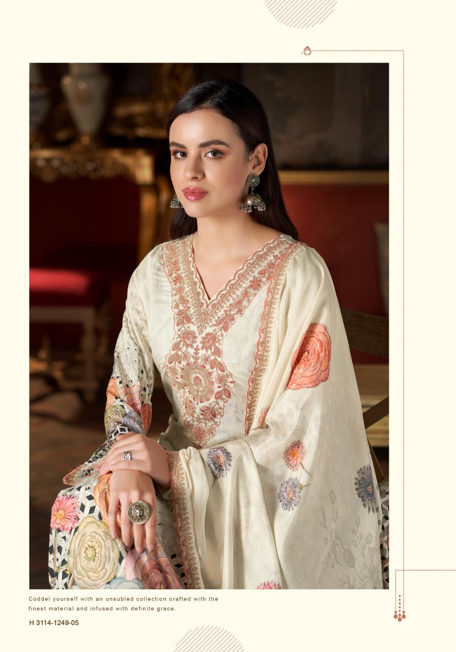 Alok Flora Belle vol 2 catalog wholesale ladies dress material in surat - Sanvari Fashion