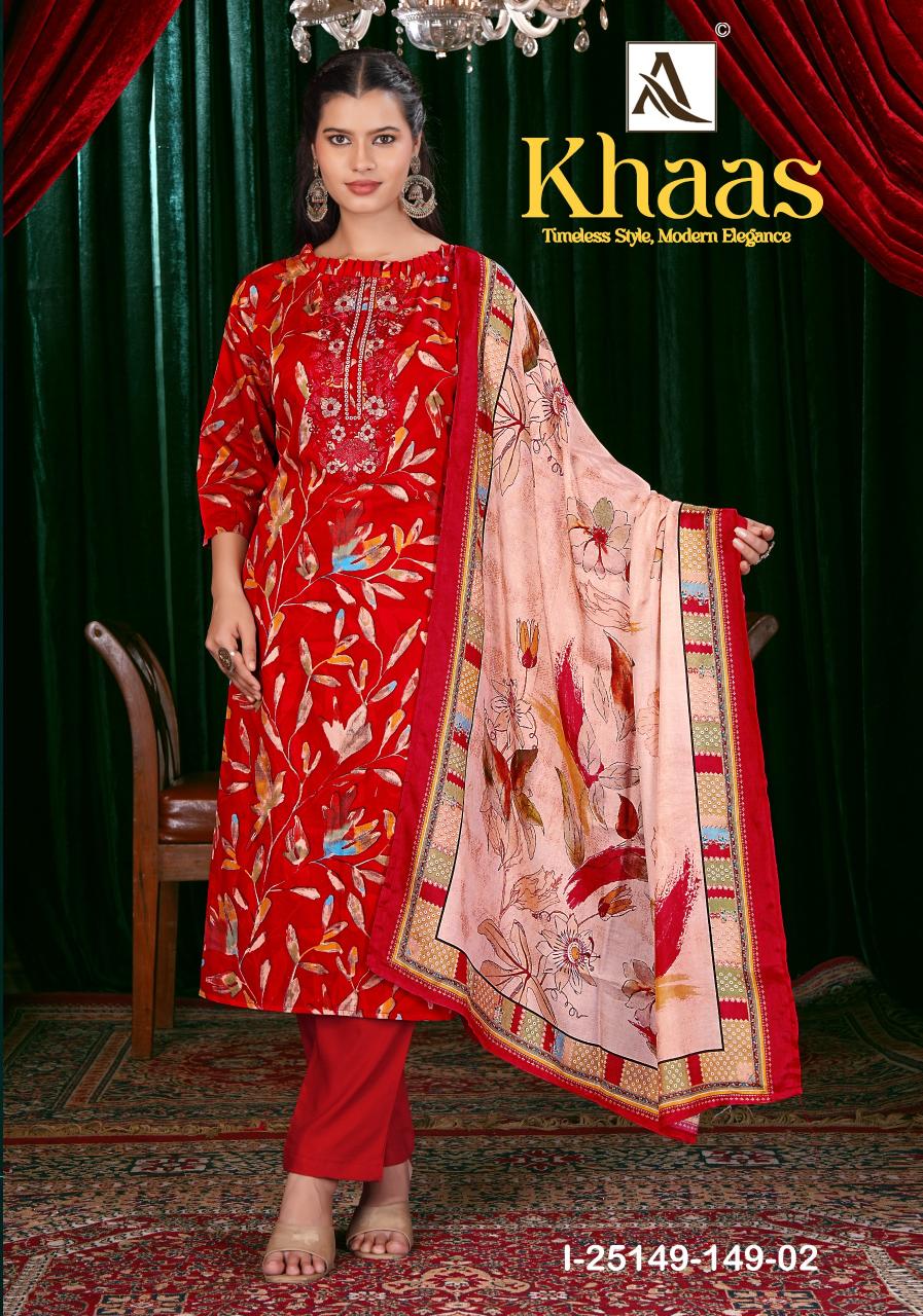 Alok Khaas catalog wholesale shops for dress materials in hyderabad - Sanvari Fashion