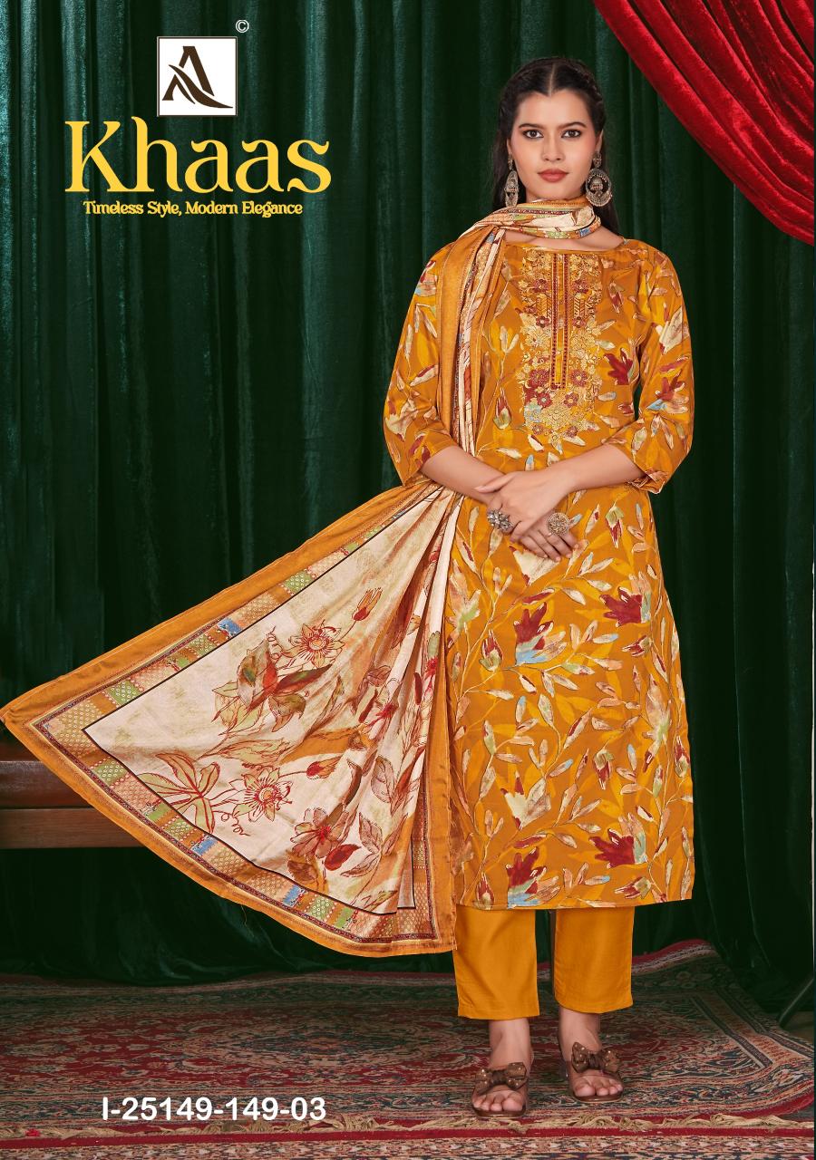 Alok Khaas catalog wholesale shops for dress materials in hyderabad - Sanvari Fashion