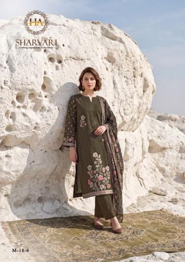 Alok Sharvari catalog wholesale market of ladies dress materials in mumbai - Sanvari Fashion