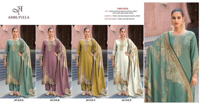 Amrutvela AT210 Catalog pakistani suit wholesale market - Sanvari Fashion