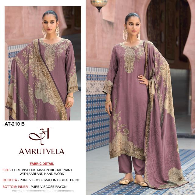 Amrutvela AT210 Catalog pakistani suit wholesale market - Sanvari Fashion