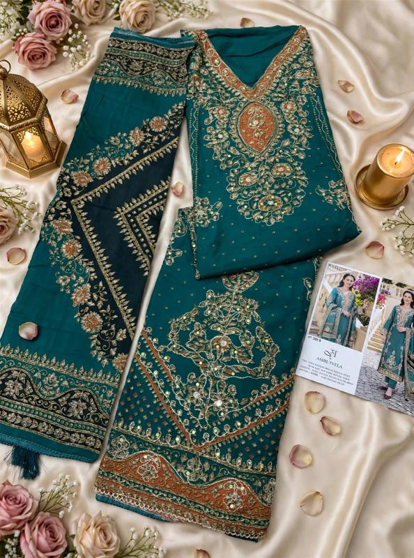 Amrutvela AT259 catalog pakistani suits for women wholesale - Sanvari Fashion