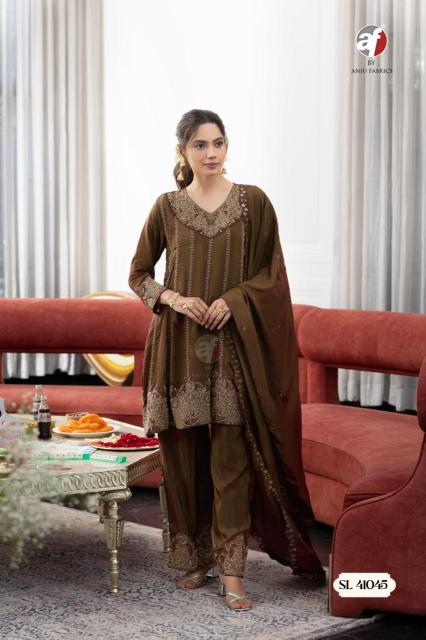 Anju Fabrics 41045 catalog kurti wholesale app list - Sanvari Fashion