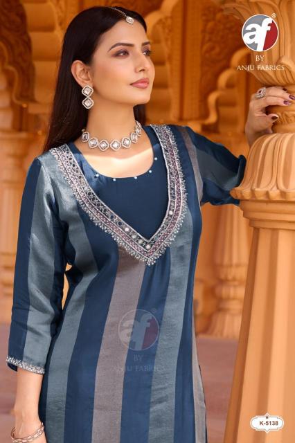 Anju Fabrics 5139 catalog modest co ord sets women - Sanvari Fashion